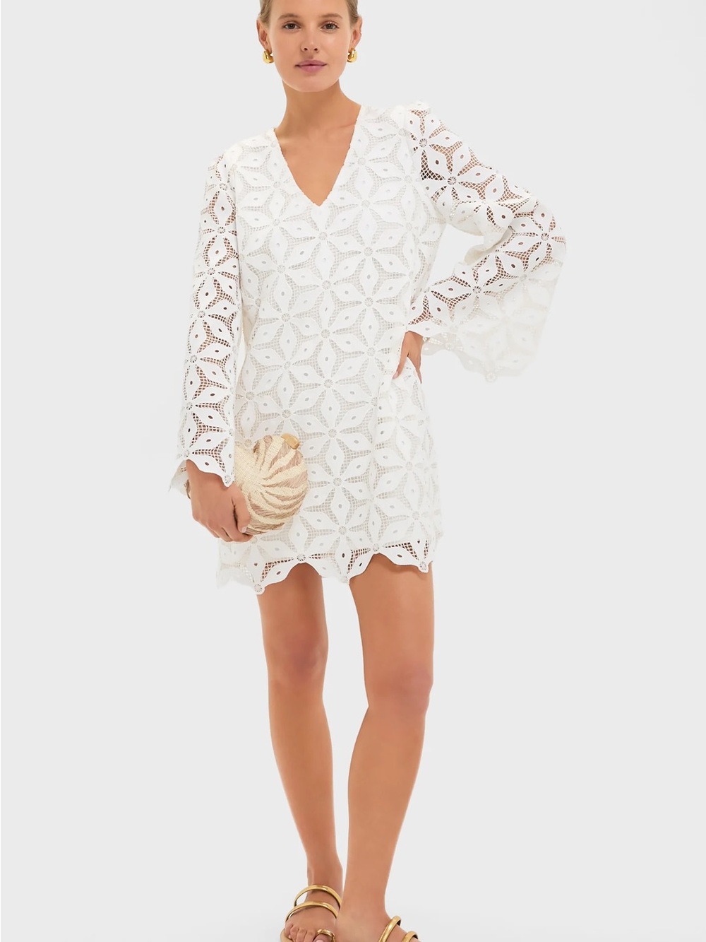 Tuckernuck White Floral Lace Camilla Dress